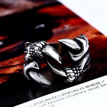 Unique Dragon Claw Ring For Men Fashion Stainless Steel