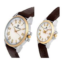 Timewear Formal Beige Dial Unisex Couple Watch - 901Wdtcouple