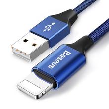 USB Cable For iPhone, Baseus Fast Data Charging Charger Cable For iPhone XS Max XR X 8 7 6 6S 5 5S iPad Cord Mobile Phone Cable