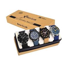 Rich Club Combo Of 4 Analogue Multicolor Dial Men's And Boy's