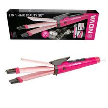 Nova 2 In 1 Professional Hair Curler and Hair Straightener