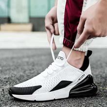 Air Sole Breathable Mesh Lace-up Sport Shoes