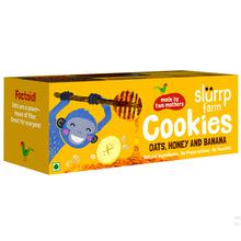 Slurrp Farm Oats, Honey & Banana Cookies - 75 gms