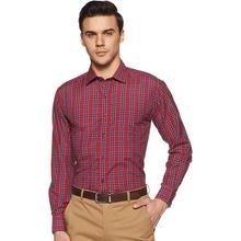 Diverse Men's Checkered Regular fit Formal Shirt