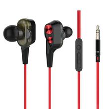 PTron BT Boom 4D Bluetooth Headphones With Mic For All Smartphones (Red & Black)