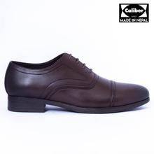 Kapadaa: Caliber Shoes Coffee Lace Up Formal Shoes For Men – (P 518 C)