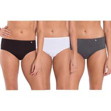 Jockey Simple Comfort Pack of 3 Plain Hipster Panties For Women (1406) - Assorted