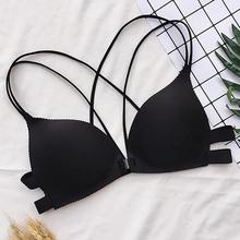 DROPSHIP 2018 New Arrival Fashion Designed Ladies Bra Women Sexy Solid Wireless Bra Breathable Chest Pad Wearing Freeship #J05