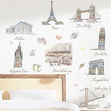 Travel Around the World Sticker Wall Decor