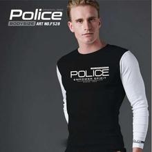 Police F528 Bodysize Round Neck Full Cotton T-Shirt - Black