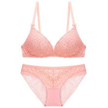 Bra set_2018 steel ring bra set sexy lace underwear triangle