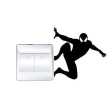 Spiderman Save Electricity Light Swich Removable Waterproof Wall Sticker