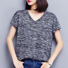 Women clothes 2019 fashion women short shirts V-neck Loose