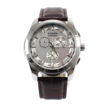 Silver Round Dial Chronograph Watch For Men