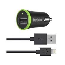 Belkin Car Charger with Lightning to USB Cable (10 Watt/2.1 Amp)