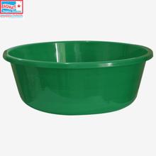 Bagmati Green 19" Round Plain Plastic Wash Basin - 1901