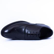 Caliber Shoes Black Lace Up Formal Shoes For Men - ( 637 C )