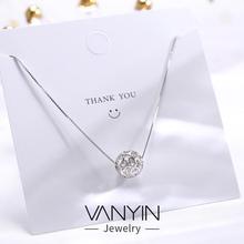 Birthday gift _ Wanying jewelry love hollow necklace s925