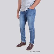 Denim Solid Jeans for Men (Blue C2B)