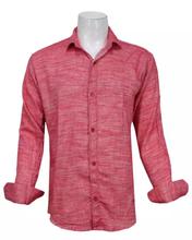 Heathered Cotton Casual Shirt For Men