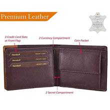 Hornbull Gift Set for Men's - Brown Wallet and Black Belt