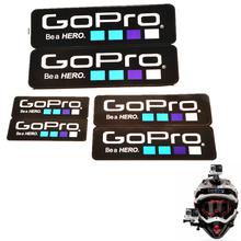 6Pcs Set GoPro Camera Waterproof Decals Stickers Graphic Set Gopro Logo