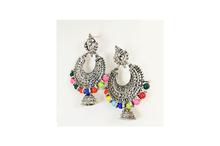 Beaded IE-002 Multicolor Ramleela Jhumka For Women