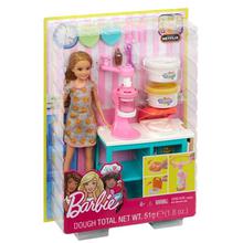 Barbie Multi-color Breakfast Playset With Stacie Doll - FRH74