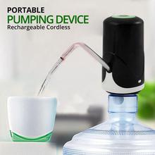 USB Rechargeable Drinking Water Dispenser Creative Bottled Water Pump White