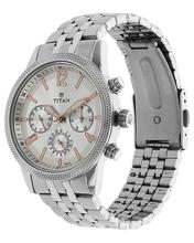 Titan Neo Silver Dial Multifunction Watch For Men