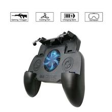 SR Pubg Controller Gamepad Pubg Mobile Trigger L1R1 Shooter Joystick Game Pad Phone Holder Cooler Fan 2000/4000mAh Power Bank