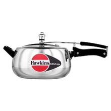 Hawkins Silver Aluminum Pressure Cooker With Free Recipe Book- 5 Litres