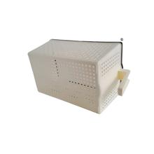 Multipurpose Refrigerator Plastic Storage Basket With Side Handle - White