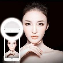 3 Modes Selfie Beauty Ring Light LED Flash White Light for iPhone, Android & iPad Series