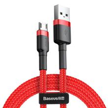 Baseus 2.4A Micro USB Cable Fast Charge USB Data Cable Nylon Sync Cord for Samsung Xiaomi Redmi Note 4 5 Android Microusb Cable