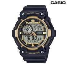 Casio Illuminator Black Analog/Digital Watch For Men (AEQ-200W-9AVDF)