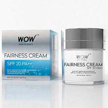 WOW Fairness SPF 20 PA++  No Parabens & Mineral Oil Cream,