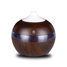 KBAYBO 300ml Mini USB Air Humidifier essential Oil Diffusers Wood