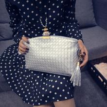 Silver Braid Designed Crossbody Bag For Women