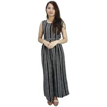 Black Printed Jumpsuit With Belt For Women