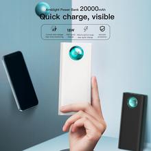 Baseus 20000mAh Power Bank Type C PD Quick Charge 3.0 20000 mAh Powerbank For Xiaomi Mi iPhone Portable External Battery Charger