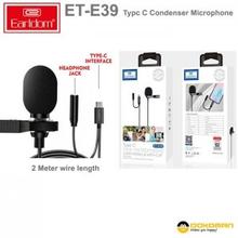 Earldom ET-E39 Type C Microphone, Mic, Type C Condenser Wired Microphone