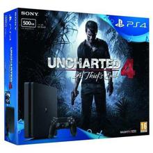 Sony Genuine  PlayStation 4 Slim 500GB Console - Uncharted 4 Bundle - (Black)