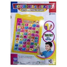 Sound Writing Board With Double Sided Board for Kids-Multicolor