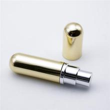 5ml Refillable Portable Traveler Aluminum Spray Atomizer Empty Perfume Bottle for Travel