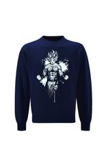 Goku Splash Paint Printed Sweatshirt