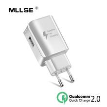 Quick Charger 2.0 For Samsung galaxy S6 Fast USB Charger 5V/2A 9V/1.67A Wall Adapter EU US Plug For Samsung Huawei LG XIAOMI