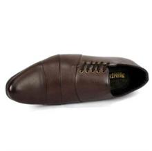 Dark Brown Casual Leather Shoes For Men