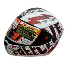 Steelbird Air Matt White/Red Free Live Helmet