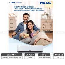 Voltas 1.0 Ton Wall Mounted Split Air Conditioner